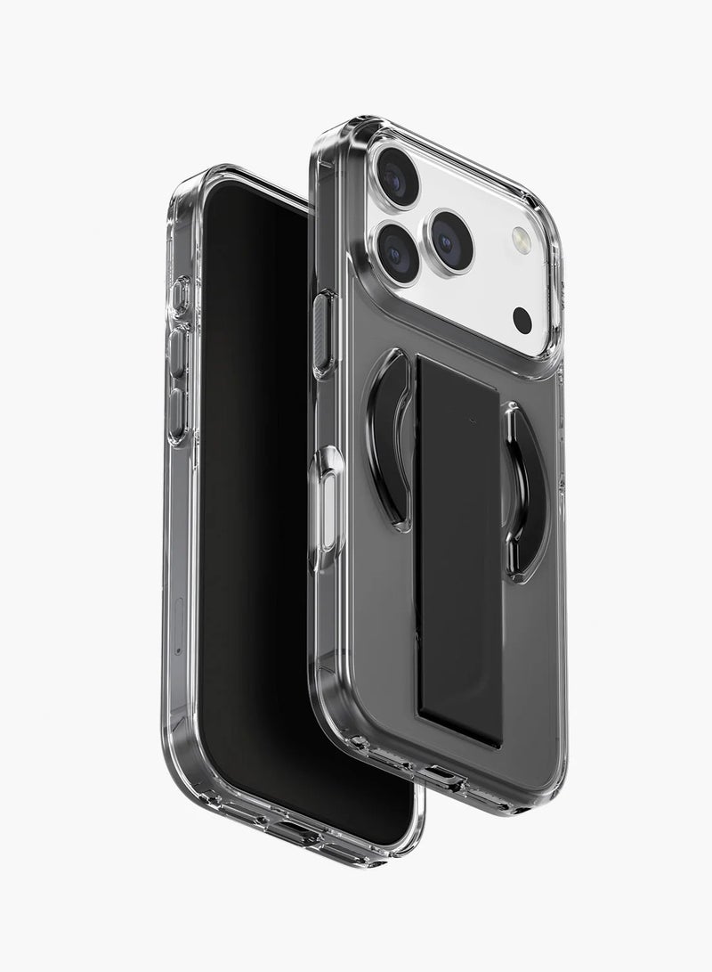 دبليو تيك أبل آيفون 17 برو 5G 2025 سليم فليكس جريب مع غطاء شحن مغناطيسي (MCGHSN) - أسود - Image 1