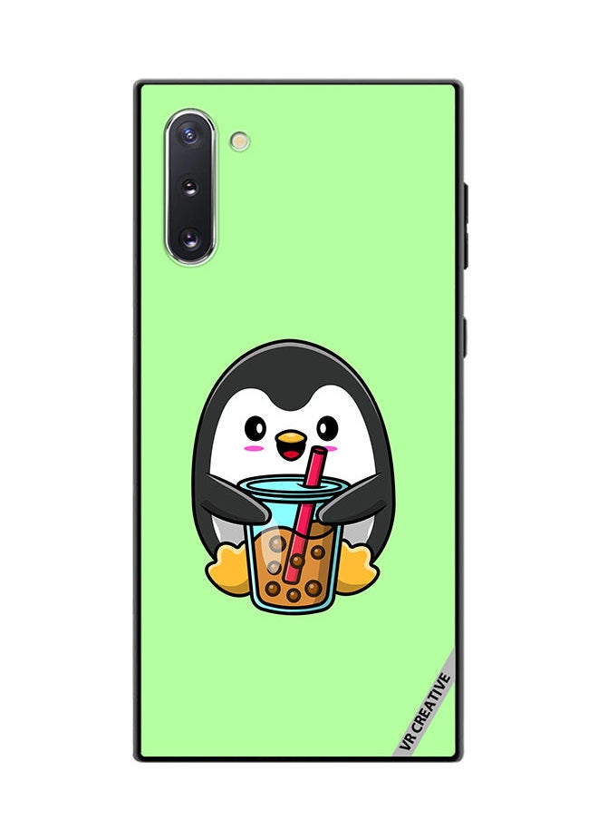 VR CREATIVE Protective Case Cover For Samsung Galaxy Note10 5G Penguin Cola Design Multicolour  - Image 1