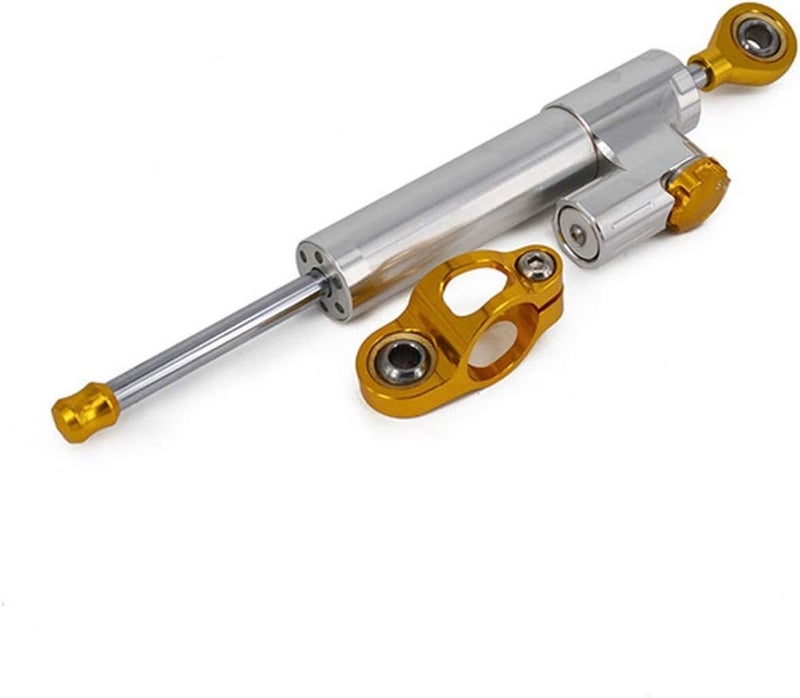 Silver Gold Motorcycle Steering Damper Stabilizer Bracket Kit For CBR600RR - Image 1