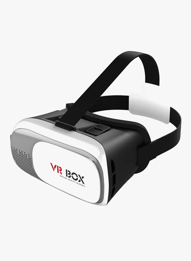 NIBEMINENT 3D Glasses Adjust Cardboard VR Headset With Bluetooth Gamepad Remote Controller Black/White  - Image 2