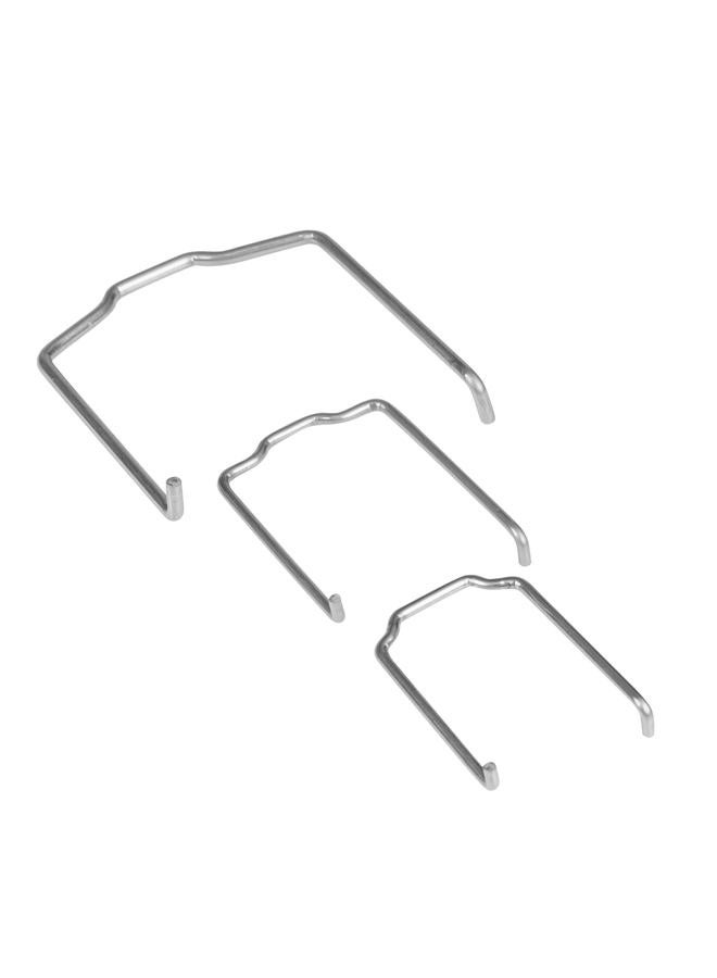 YESHMA Radiator Hose Retaining Spring Horse Shoe Clip Radiator Hose Clip Replaces 154 23 Compatible with BMW E39 E38 E60 E90 745Li X5 E46 325i 328i M3 540i 740iL 740i 3PCS Set - Image 1