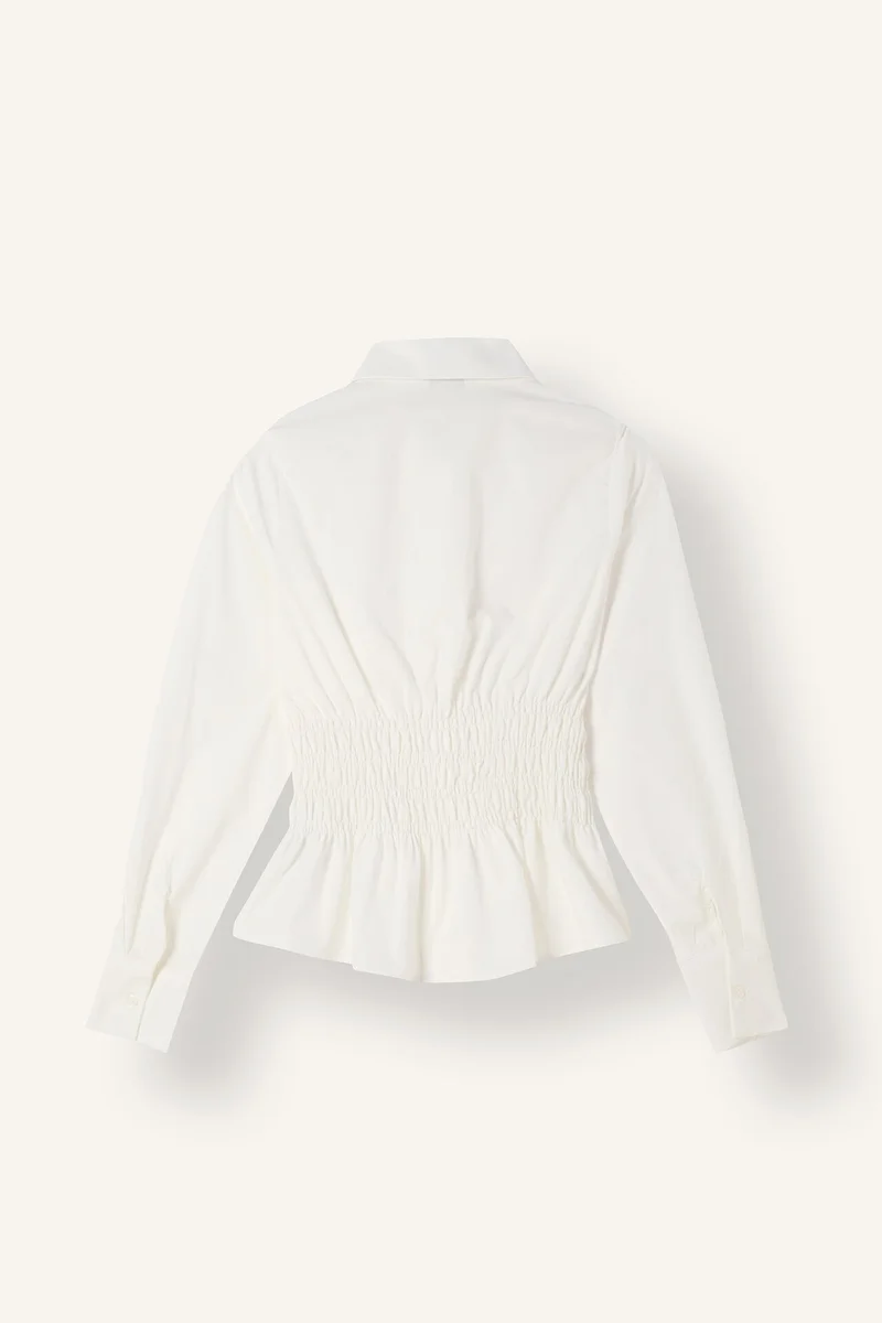ديفاكتو Slim Fit Shirt Collar Poplin Long Sleeve Shirt
