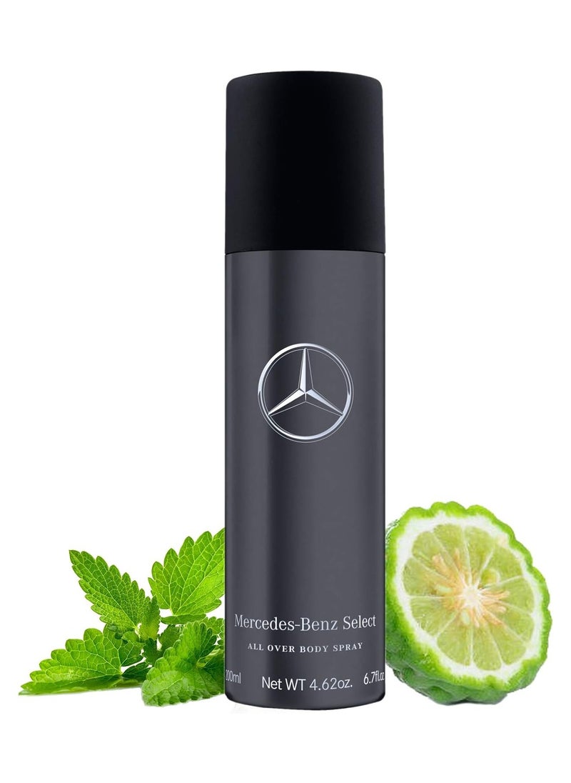 Mercedes-Benz Select Deodorant Spray,For Men, 200 ml  - Image 1