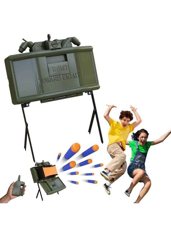 Skywin Toy Claymore For Play Games - Trip Wire And Remote Control Included For Plastic Claymore Compatible With Nerf (Green)  - Image 1