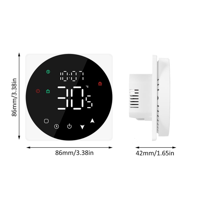 Tuya WiFi LCD Display Smart Temperature Controller 5A Touch Screen Water/Gas Boiler Device Thermostat Weekly Programmable APP Remote Control - Image 2