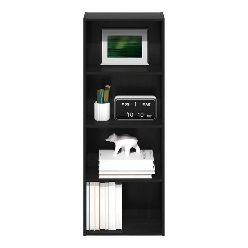 Furinno Luder Bookcase/Book/Storage, 4-Tier, Blackwood - Image 4