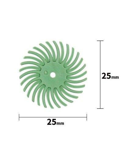 SWISSO SWISSO 6pcs Detail Abrasive Brush Mixed Grit Coarse Accessories For Dremel Rotary Tools  - Image 3