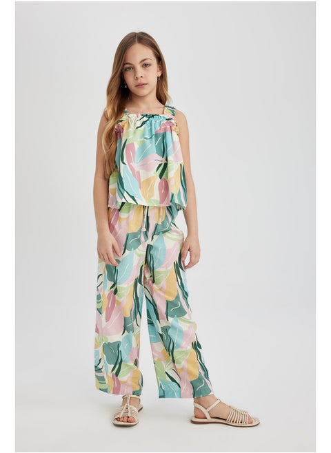 Girl Wide Leg Woven Trousers