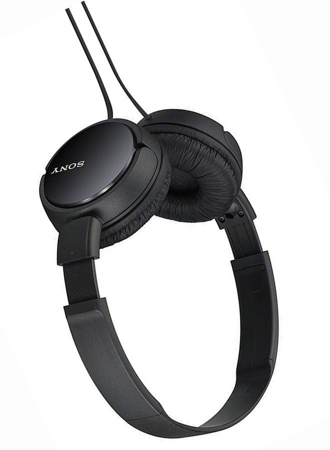 سوني كوبوريشن سماعات سوني MDR-ZX110AP فوق الأذن - سماعة رأس قابلة للطي - لون أسود - Image 3