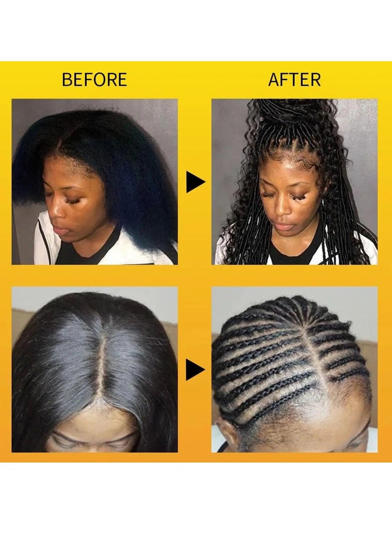 EELHOE جل ترطيب الشعر من شاين آند جام، جل ضفائر الشعر طويل الأمد ومضاد لتساقط الشعر، كريم تصفيف الشعر سريع الجفاف وغير لاصق، شمع تصفيف الشعر آمن ولطيف لتصفيف الشعر وتحديده - Image 2