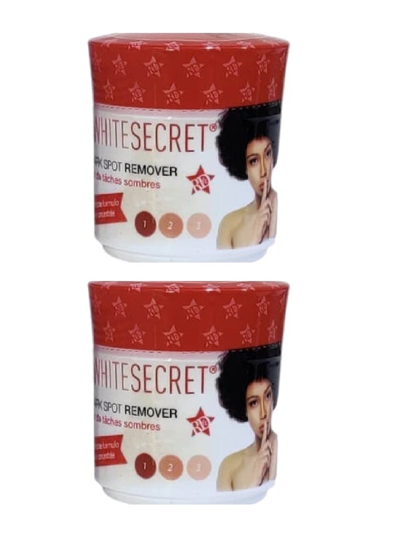 وايت سيكريت مجموعة من قطعتين  دي إس آر كريم لتفتيح البشرة وإزالة البقع الداكنة 30X2 مل