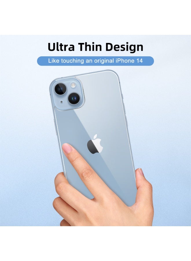 Back Screen Protector for iPhone 14 [2-Pack], 14 Back Glass Protector Anti-Fingerprint/Scratch 9H Hardness Ultra Thin 14 Back Screen Protector for iPhone 14 (6.1 inch) - Image 5