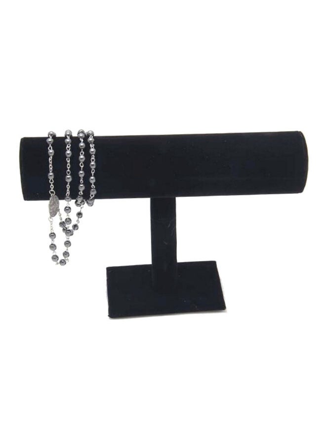 NIBEMINENT - T-Bar Velvet Bracelet Bangle Watch Jewelry Organizer - Image 1