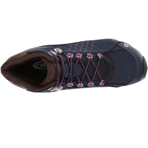 Oboz Women's Sapphire Mid B-Dry Waterproof Hiking Boot, Huckleberry, 7 - Image 2