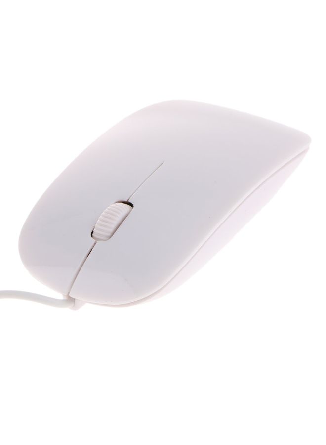 NIBEMINENT Wired Optical Mouse White  - Image 2