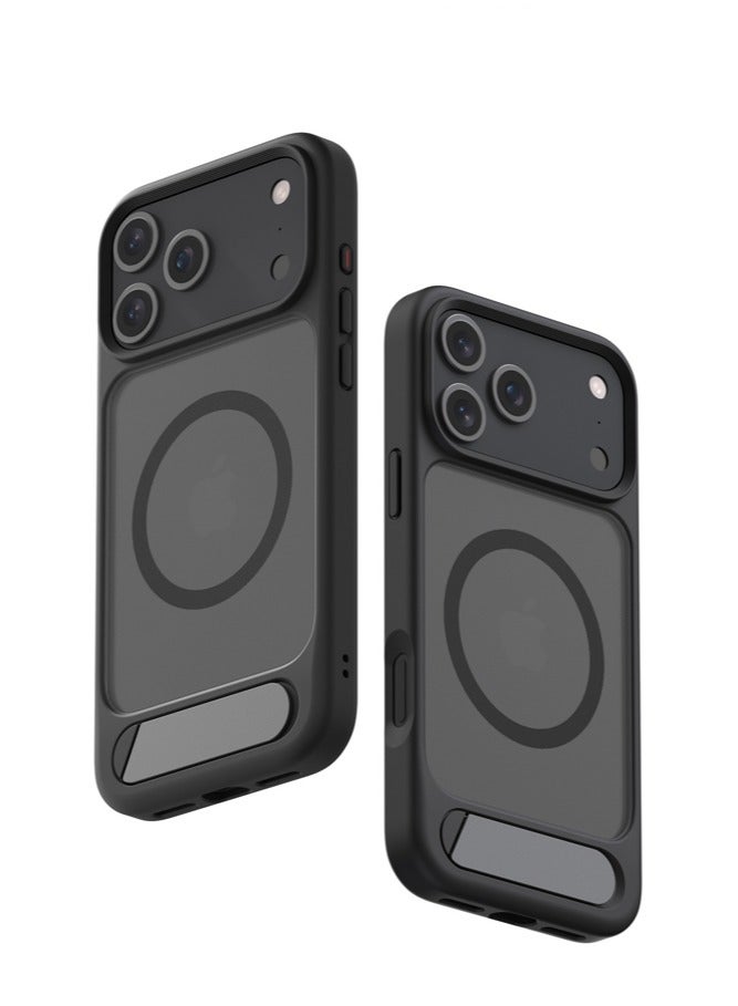 general Compatible with iPhone 17/17 Air/17 Pro/17 Pro Max magnetic phone case with stand providing all-around protection for your phone - Image 1