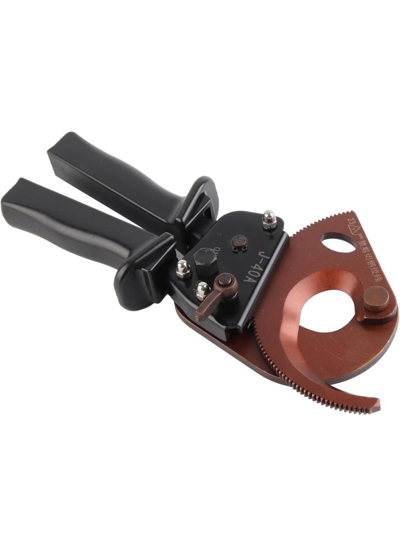 GGOOT Ratchet Cable Cutter, Manganese Steel Ratcheting Wire Pliers Heavy Duty 300mm² Hand Scissors Tool Cutting Aluminum Copper Multi Electrical Preparation Hardware - Image 2