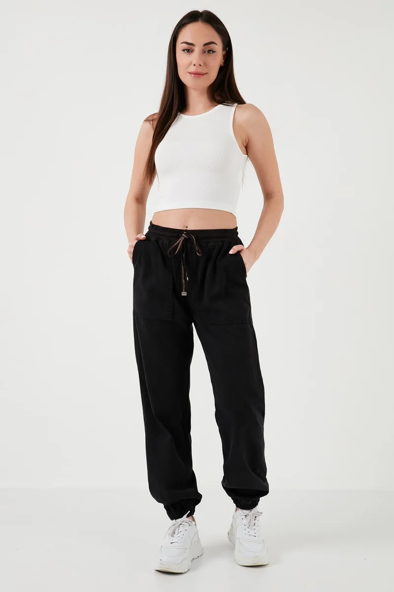 ليلا Regular Fit High Waist Jogger Sports Pants Women's Trousers 668YP5039