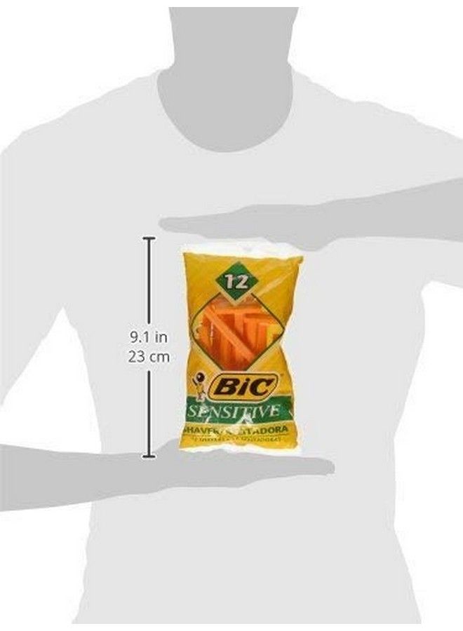 Bic ماكينة حلاقة بشفرة واحدة من بيك للبشرة الحساسة، 12 ماكينة من بيك - Image 3