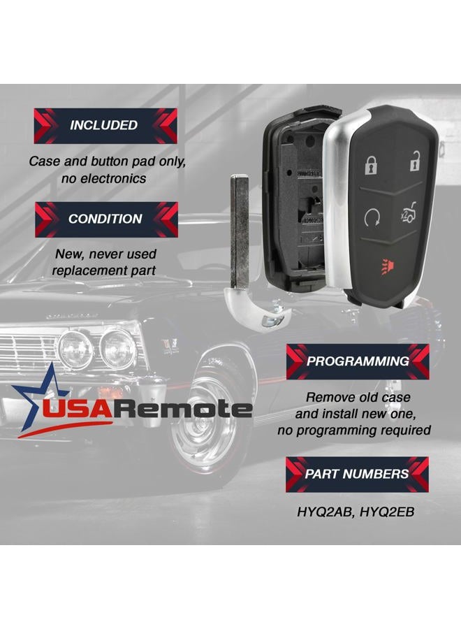 USARemote غطاء ذكي عن بعد لدخول بدون مفتاح يناسب كاديلاك ATS، CT6، CTS، SRX، XT5، XTS - Image 4