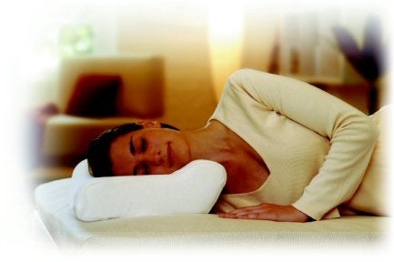 SISSEL Classic Neck Pillow Size M Unique Incline for Disc Vertebrae Relief 5Year Shape Stability Guarantee Includes Washable Velour Cover Dimensions Approx 47 x 33 x 11 cm - Image 3