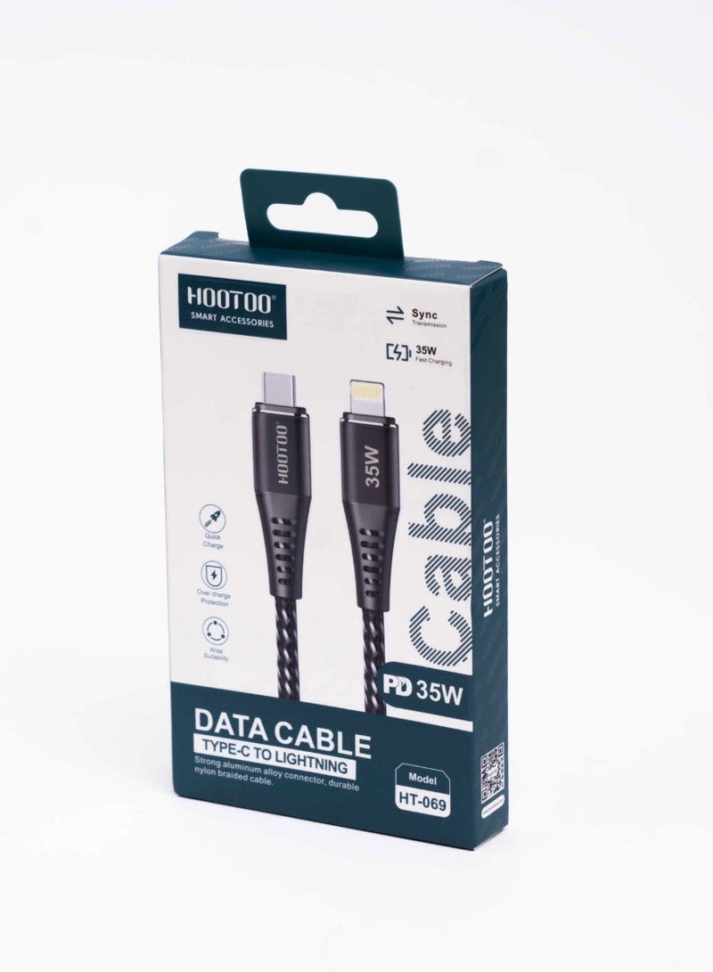 HooToo 1m PD Fast Charging Cable for iPhone  - Image 2