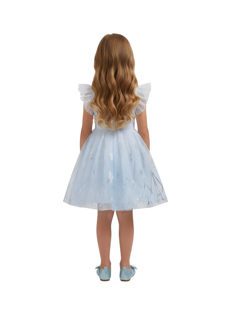 Bidani Frozen Snow Whisper Blue Dress