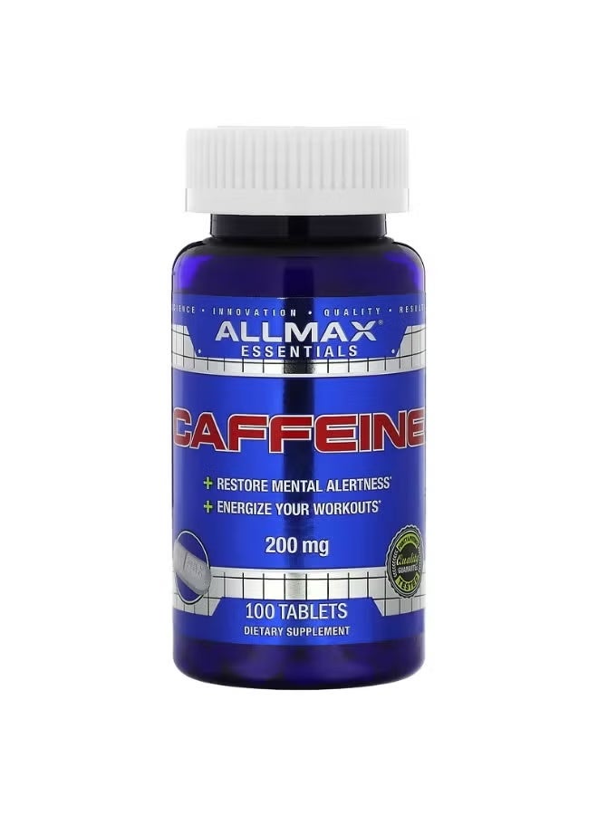 هذا المنتج هو مكمل غذائي من شركة Allmax Nutrition يحتوي على 200 ملجم من الكافيين الصافي لكل قرص، ويأتي في عبوة تحتوي على 100 قرص.