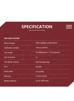 SINOCARE safe-AQ smart Blood Glucose Monitoring System With 50 Test Strips And Lancets,No coding,Rapid result,Large screen display,safe and hygienic  - Image 5