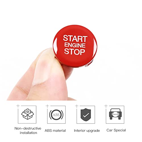TOYCIDFG Car Engine Start Stop Button Cover for Alfa Romeo Giulia Stelvio Tonale, Sticker Decal Push to Start Ignition Button - Image 5