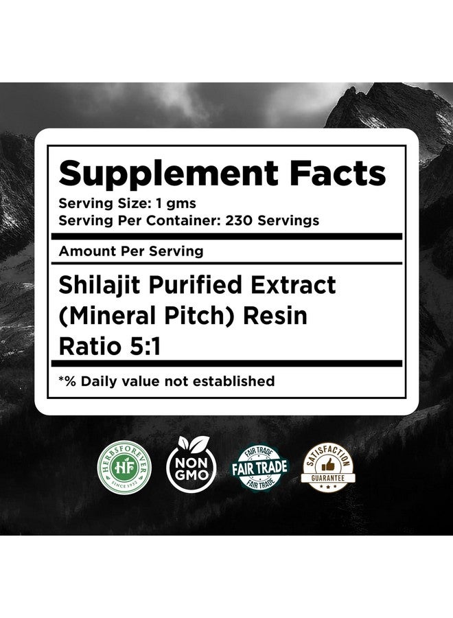 Herbsforever Shilajit Powder Mineral Pitch Antioxidant General Wellness Concentrated Extract 6:1 8.11 oz 230 GMS - Image 2