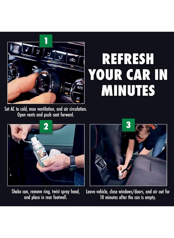 SONAX رذاذ منظف مكيف الهواء من سونكس - منظف مكيف هواء سريع المفعول لتهوية السيارة، إزالة الروائح، وانتعاش يدوم طويلاً - Image 3