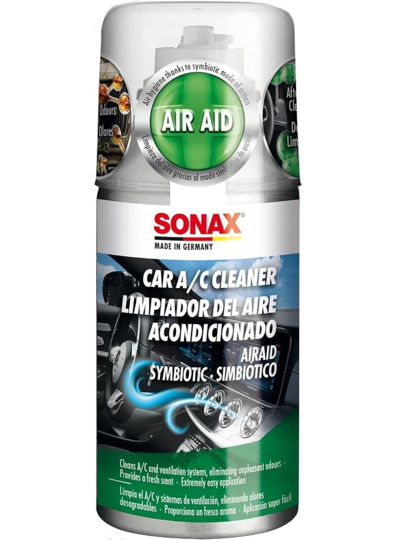 SONAX رذاذ منظف مكيف الهواء من سونكس - منظف مكيف هواء سريع المفعول لتهوية السيارة، إزالة الروائح، وانتعاش يدوم طويلاً - Image 1