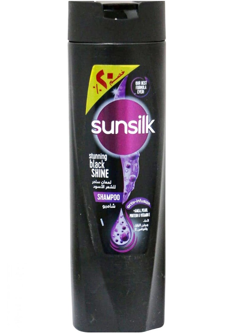 Sunsilk - Sunsilk Shampoo Black Shine 180ML - Image 1