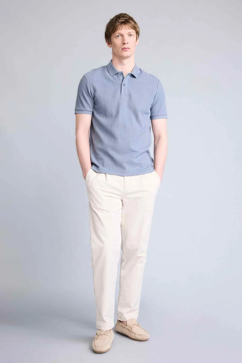 ديفاكتو Short Sleeve Polo T-Shirt