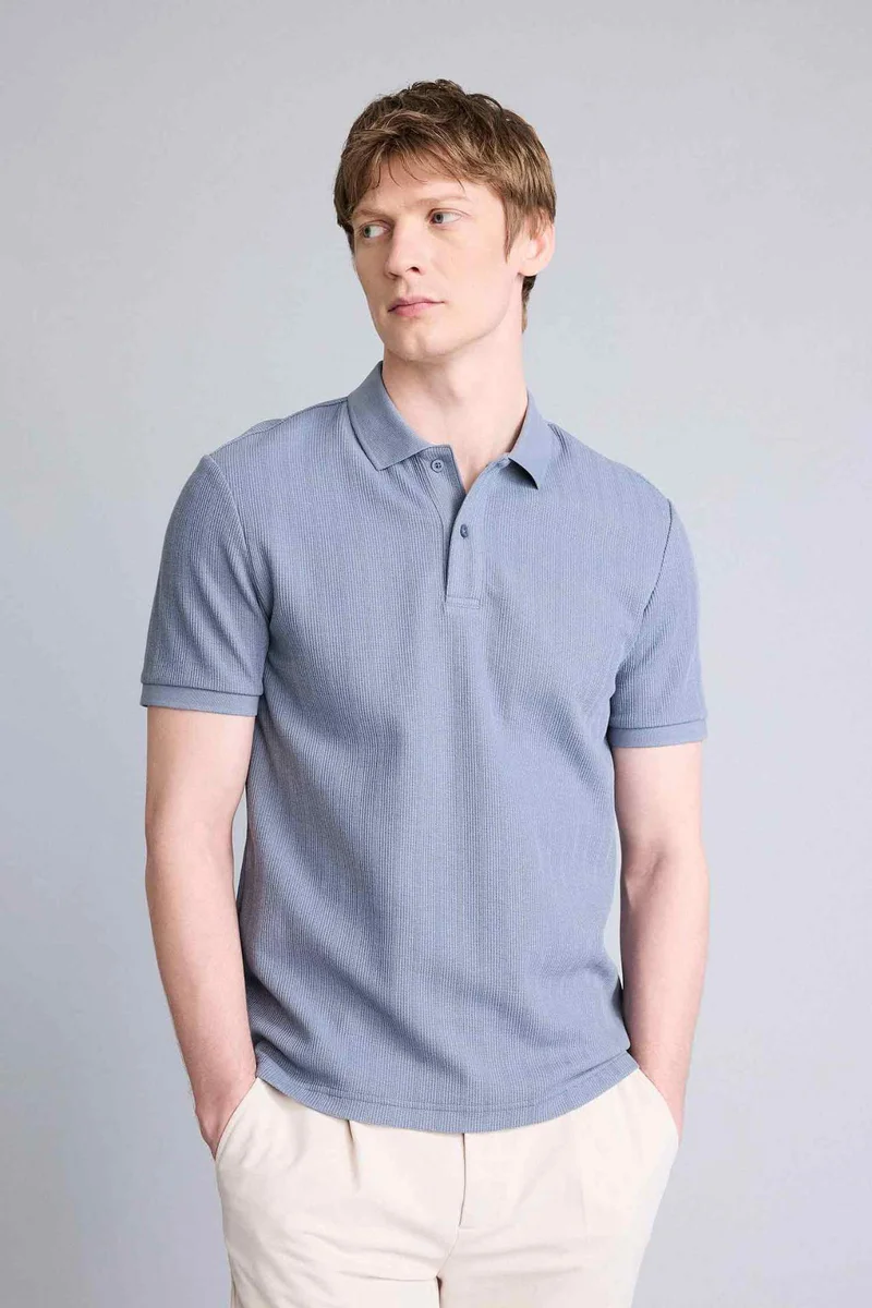 ديفاكتو Short Sleeve Polo T-Shirt