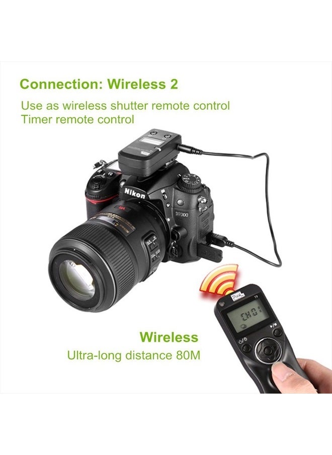 Pixel - Pixel Timer Shutter Release TW283-N3 Wireless Remote Control for Canon 5D Mark III/ 5D Mark IV/ 5D 6D /7D Mark II/ 7D R5 R5C 50D 40D 30D D60 D30 1DX MARKII - Image 1