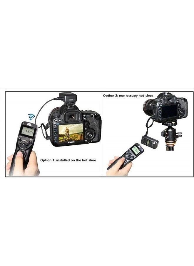 Pixel - Pixel Timer Shutter Release TW283-N3 Wireless Remote Control for Canon 5D Mark III/ 5D Mark IV/ 5D 6D /7D Mark II/ 7D R5 R5C 50D 40D 30D D60 D30 1DX MARKII - Image 1