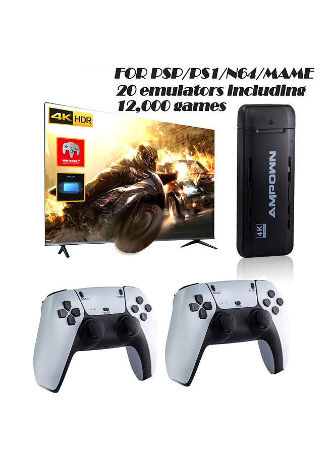 Generic - Ampown U9 TV Game Stick With Two 2.4G Wireless Controller Retro Video Games Console Gaming Player Game Box - Image 1