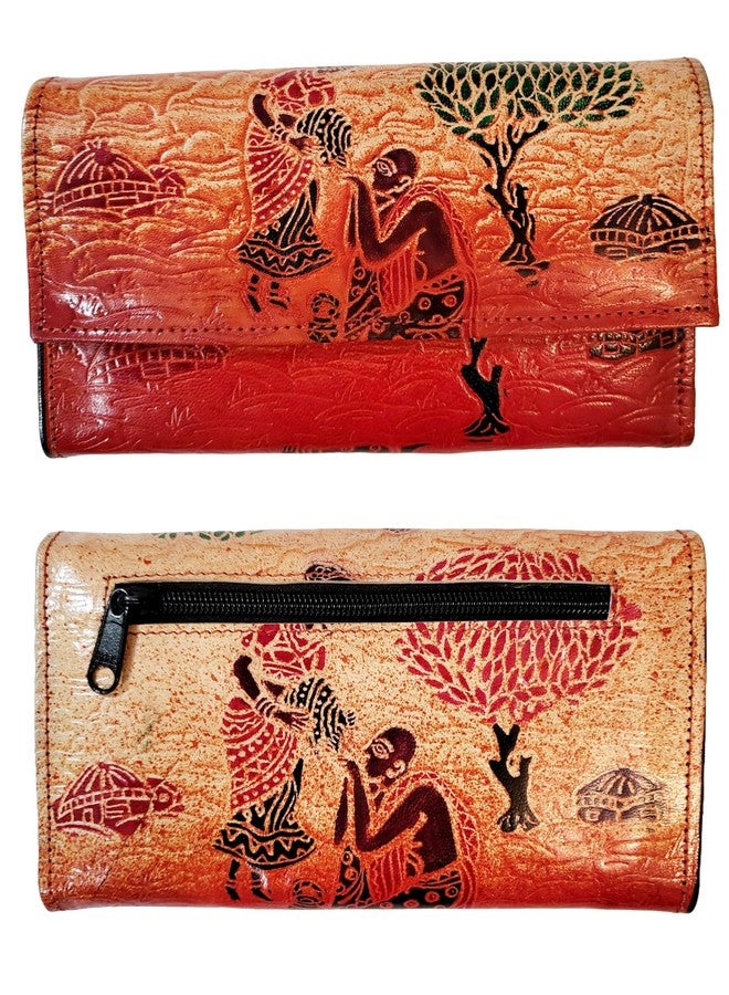 CLASSIQUE Women’s Shantiniketan Leather Clutch (8 * 5) - Image 1
