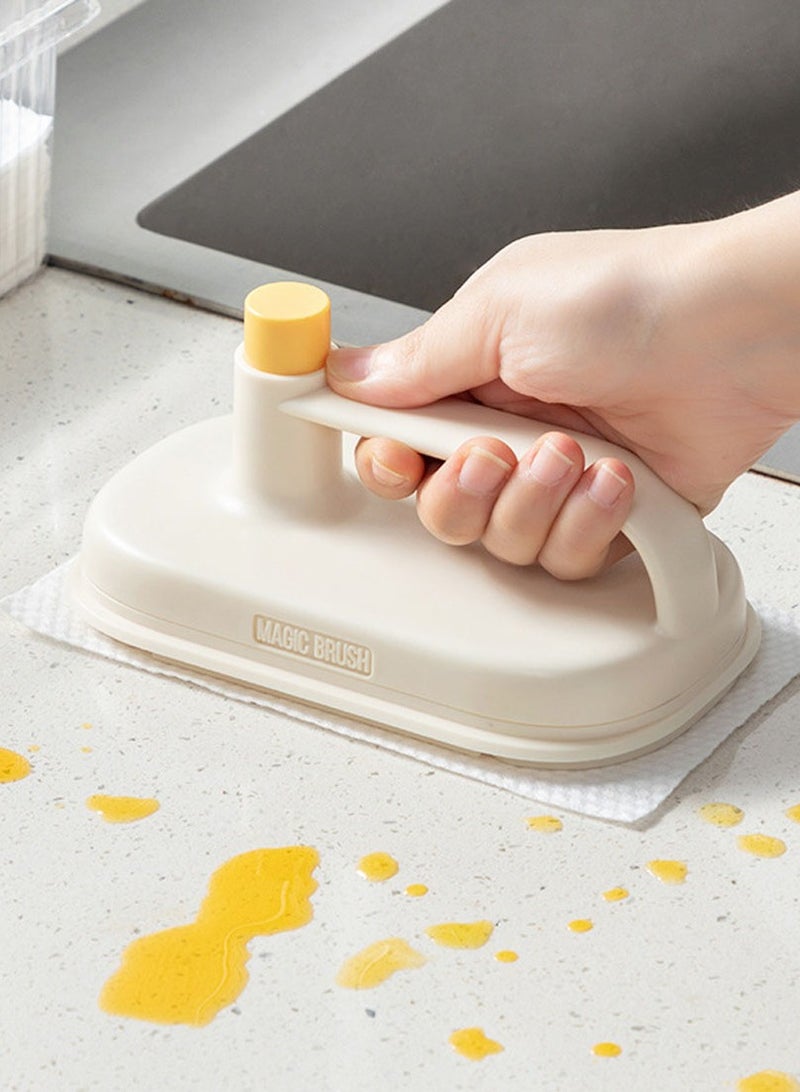 Magic wipe can be replaced with a disposable kitchen degreasing special scouring pad for lazy bathroom cleaning Artifact rag - Image 1