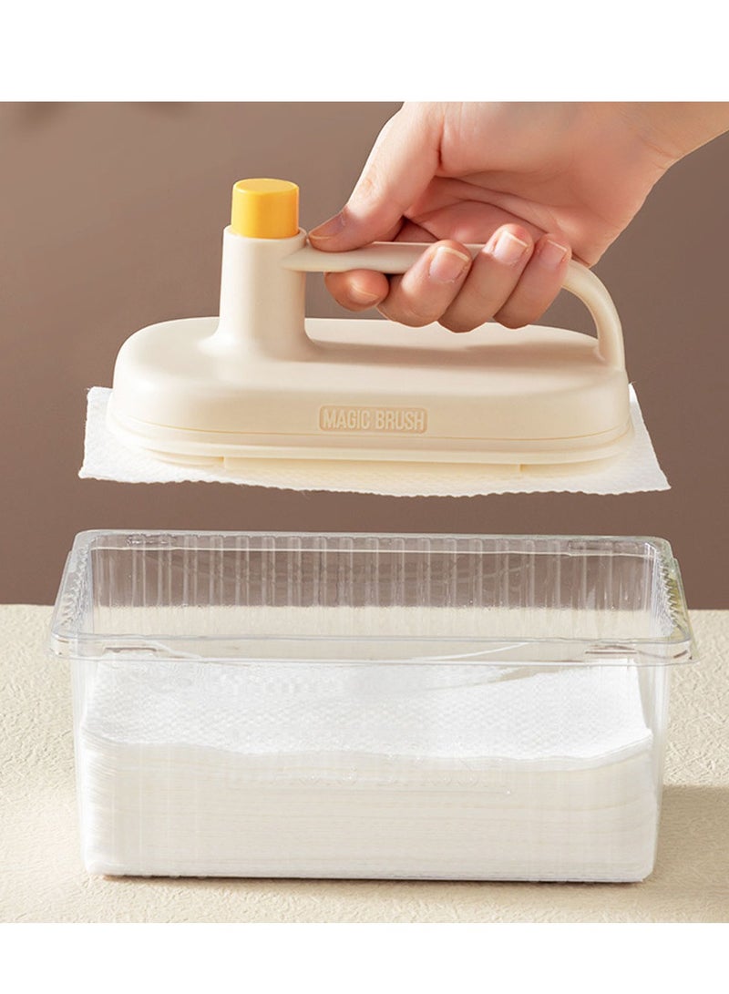 Magic wipe can be replaced with a disposable kitchen degreasing special scouring pad for lazy bathroom cleaning Artifact rag - Image 2