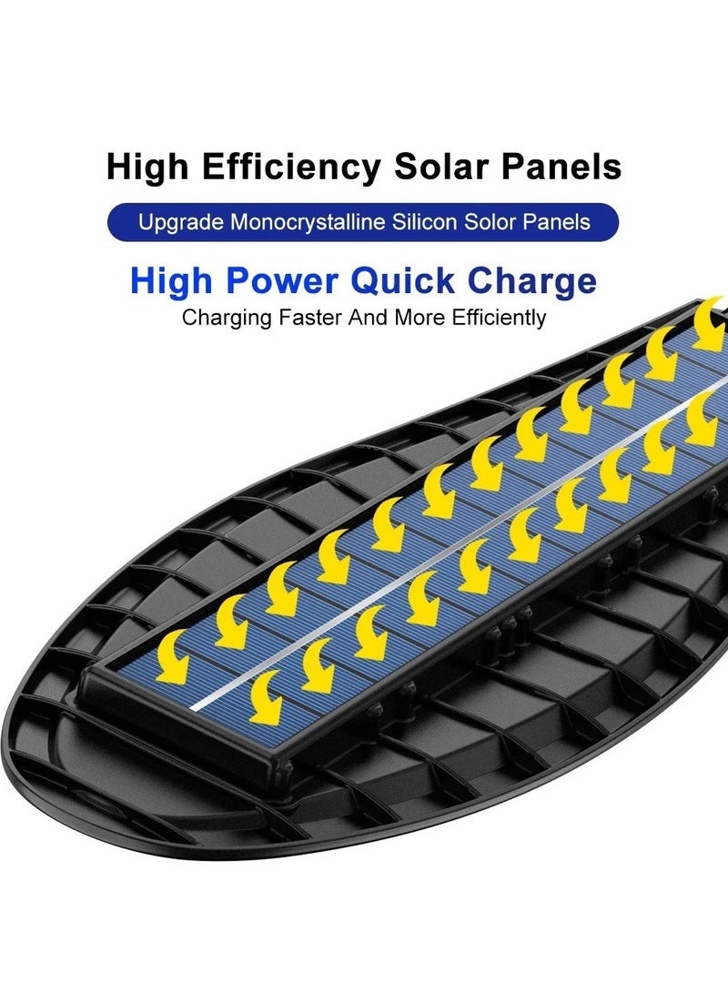بريمو بلس كشاف طاقة شمسية, مصباح خارجي LED يعمل بالطاقة الشمسية مزود بجهاز استشعار للحركة، مضاد للمياه وفق تصنيف IP65، مع جهاز تحكم عن بُعد، للفناء والساحات وممرات السيارات - Image 3