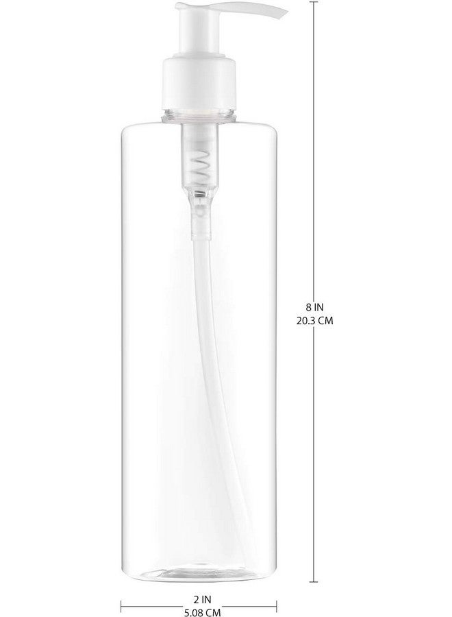 Bar5F Empty Lotion Bottle 16 Oz. With White Pump, Great For - Creams, Body Wash, Hand Soap, Self-Tanners, Bronzers And Massage Lotion (Pack Of 3), B18H37 - Image 2