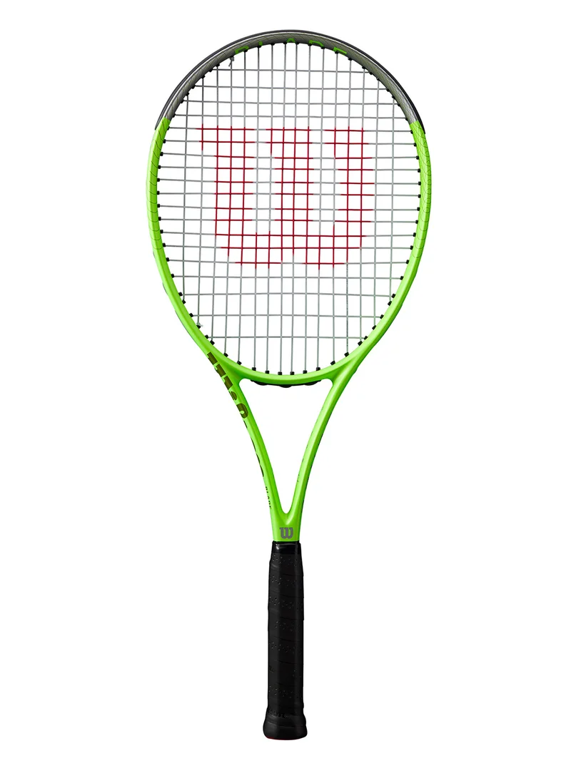 Wilson Blade Feel Rxt 105 Tennis Racket, 16x19, Adults, Beginners/ Intermediate - Green/ Black