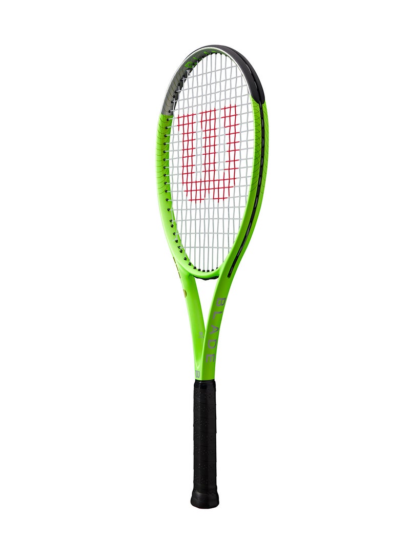Wilson Blade Feel Rxt 105 Tennis Racket, 16x19, Adults, Beginners/ Intermediate - Green/ Black - Image 3