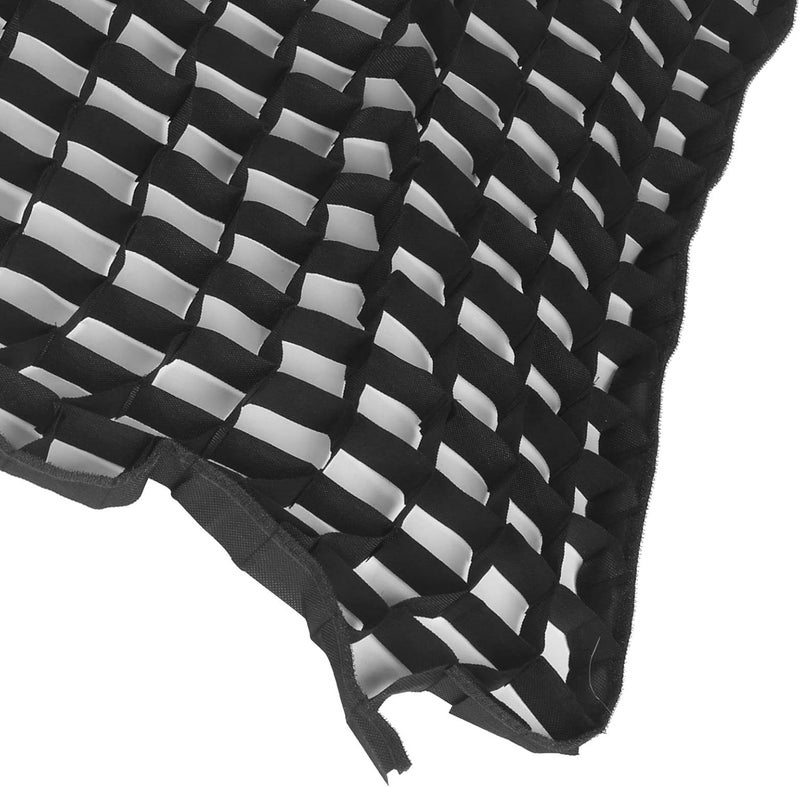 80x80 سم شبكة خلوية لصندوق الإضاءة الناعم، إكسسوارات تصوير، هيكل على شكل خلية مع خطاف ومثبتات، شبكة تحكم من النايلون لصندوق الإضاءة الناعم ذو الزوايا الأربعة 80x80 سم. - Image 5