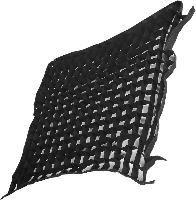 80x80 سم شبكة خلوية لصندوق الإضاءة الناعم، إكسسوارات تصوير، هيكل على شكل خلية مع خطاف ومثبتات، شبكة تحكم من النايلون لصندوق الإضاءة الناعم ذو الزوايا الأربعة 80x80 سم. - Image 2