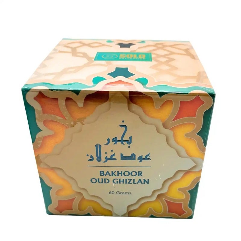 Solo Collection Oud Ghizlan Bakhoor With Agarwood Powder- 60gms
