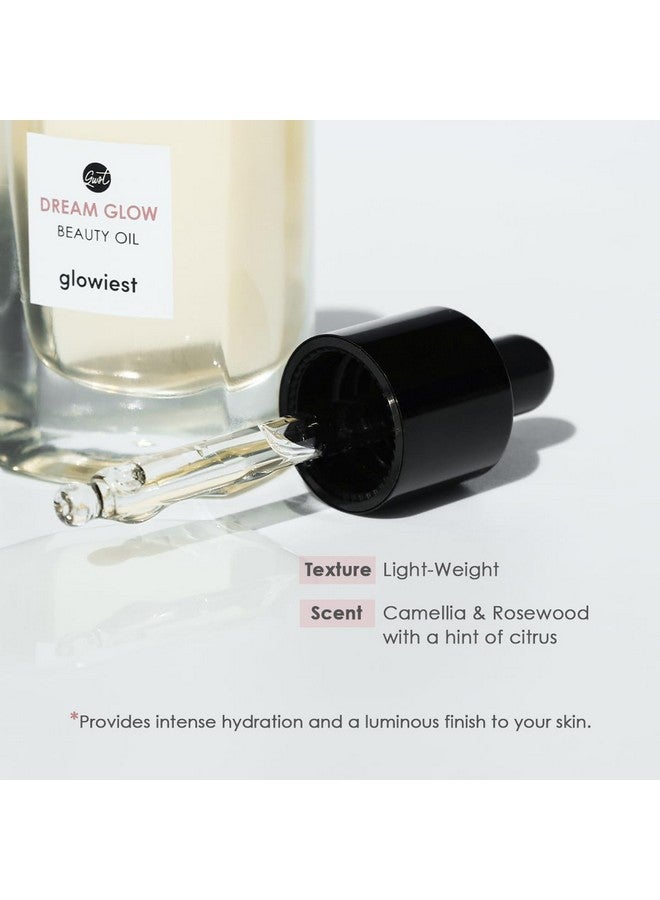 glowiest DREAM GLOW BEAUTY OIL - Natural Facial Oil for All Skin Types, Multi Oil - Clean Beauty, Camellia Japonica Seed Oil, Castor Oil - 30ml (1.01 fl. oz.) - Image 4